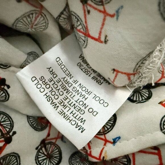 JANE & DELANCEY x ANTHROPOLOGIE | Lightweight Bicycle Button Blouse | Large - Picture 9 of 9